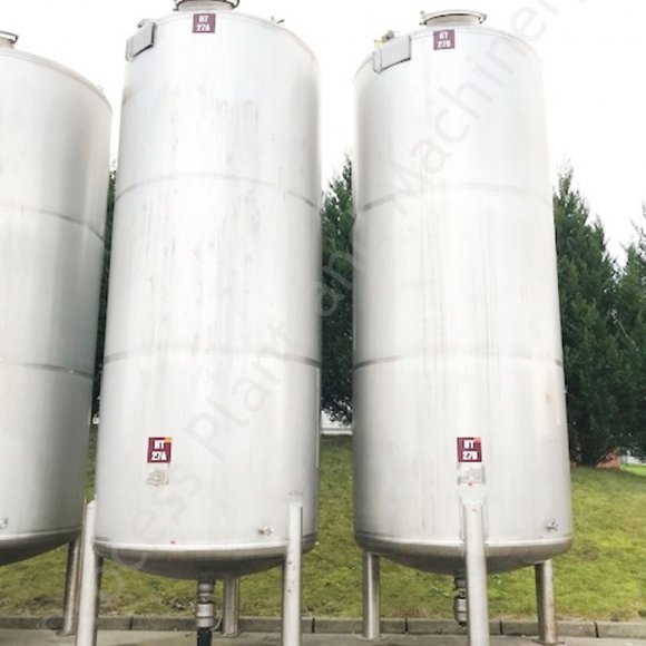 16,000 Ltr 316 Grade Stainless Steel Single Skinned Holding Tank